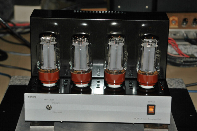 【美品】Softone Model 7真空管 ステレオパワーアンプ ソフトン Model 7 真空管式ステレオパワーアンプ Softone